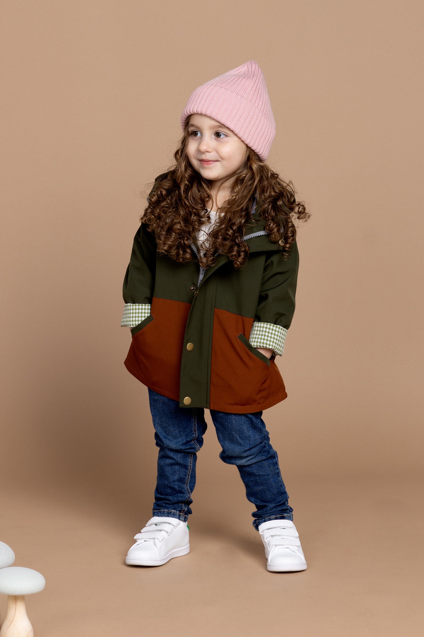 The Jamie Jacket Olive + Chestnut