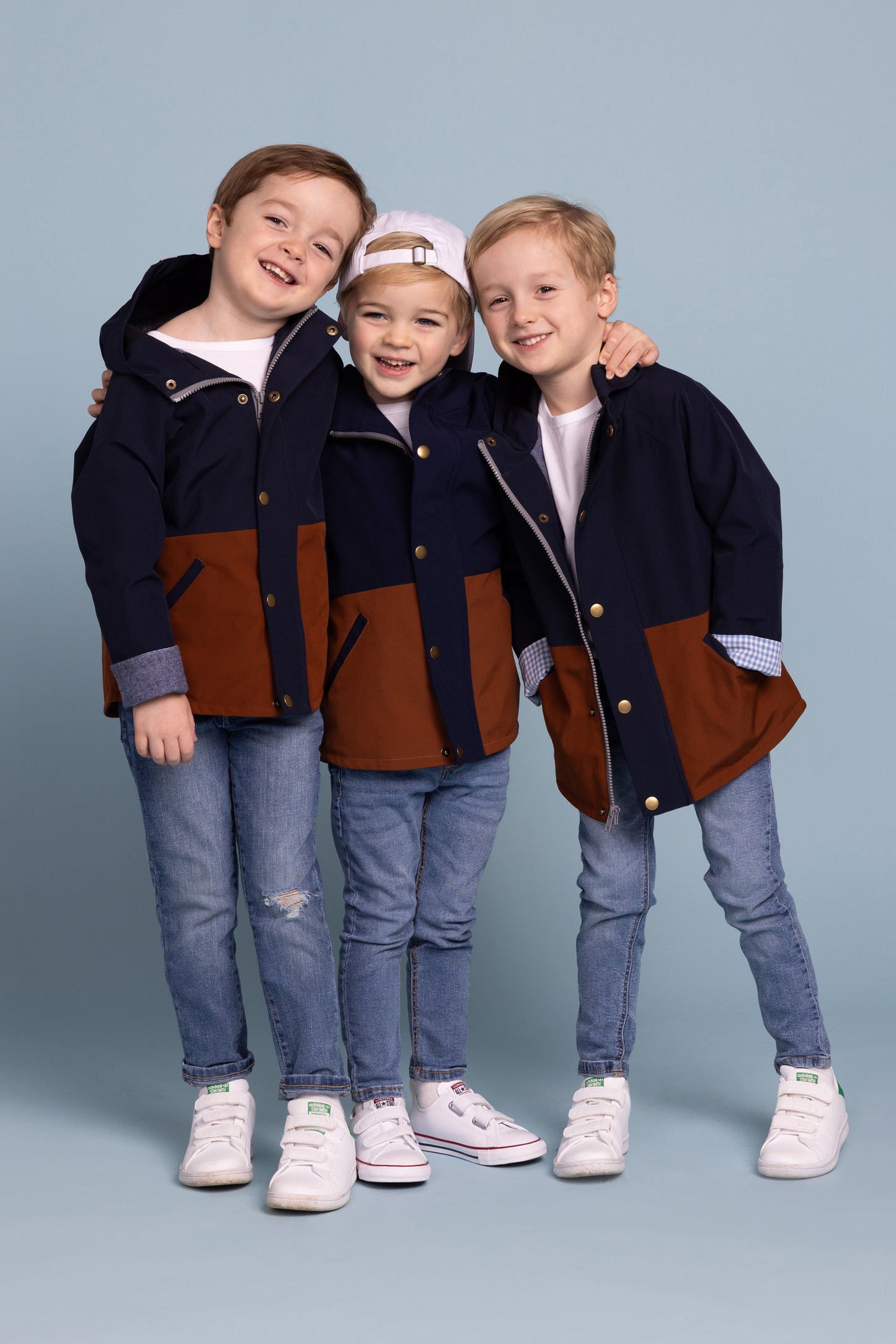The Jamie Jacket Midnight + Chestnut