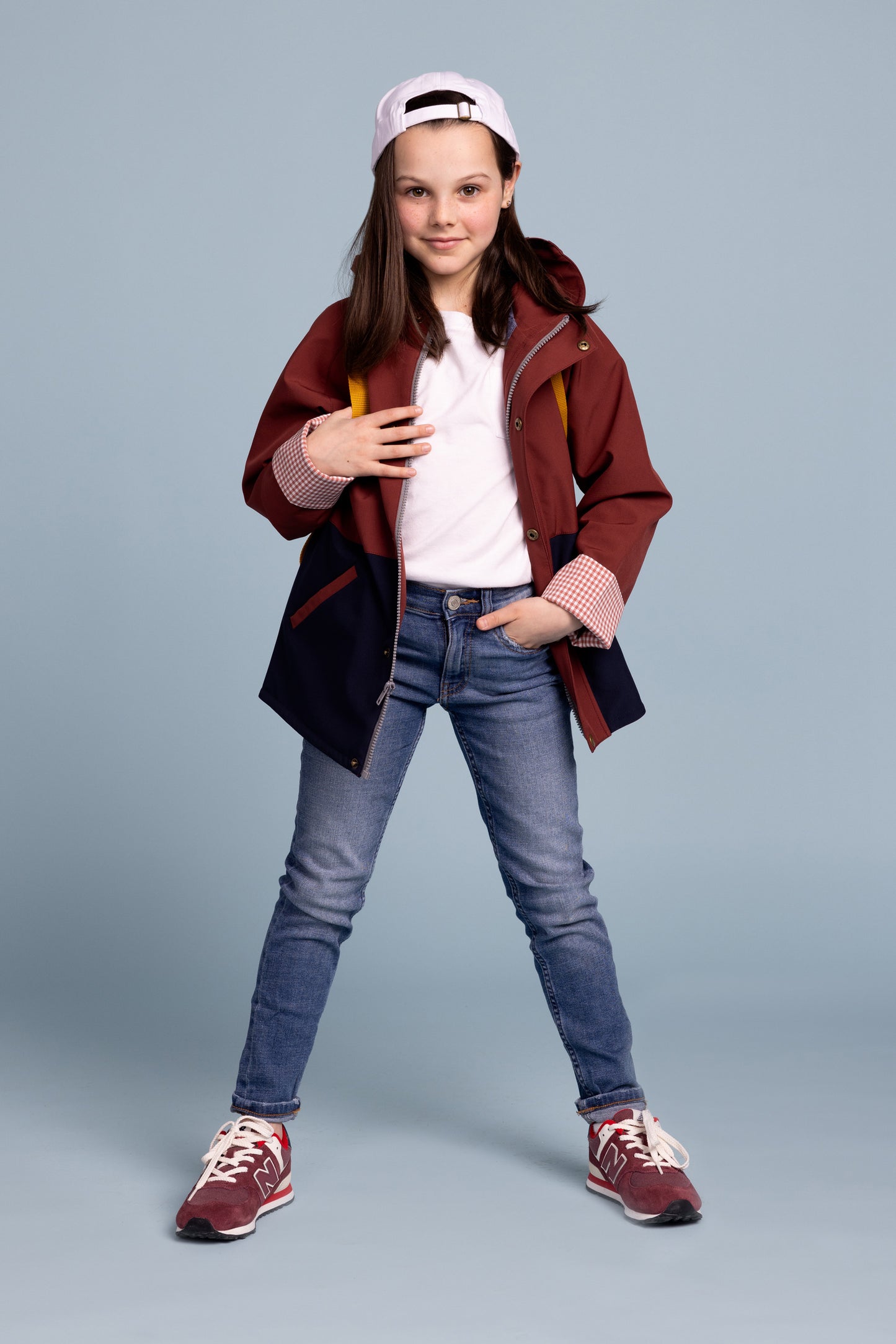 The Jamie Jacket Brick + Midnight