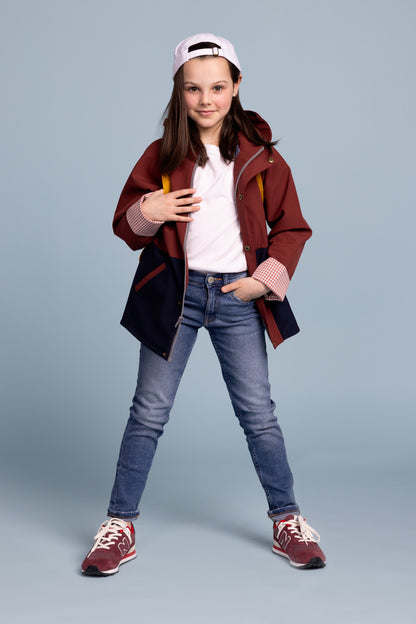 The Jamie Jacket Brick + Midnight